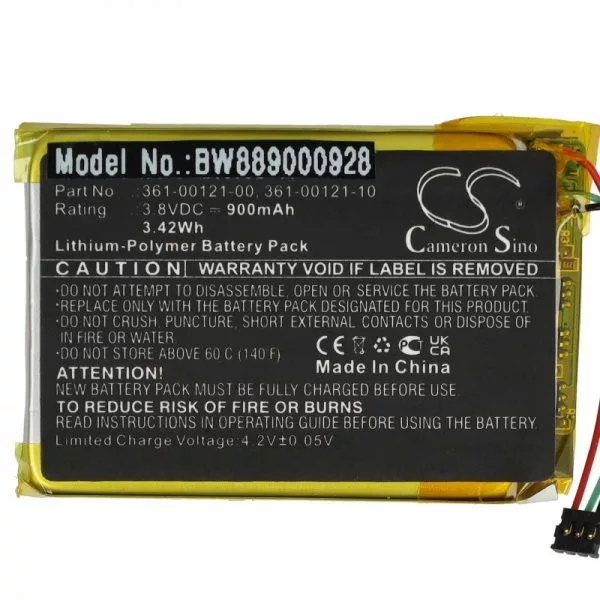 GPS Tracker Garmin 361-00121-00, 361-00121-10 - 900 mAh 3.8 V Li-polymer - Utángyártott akku