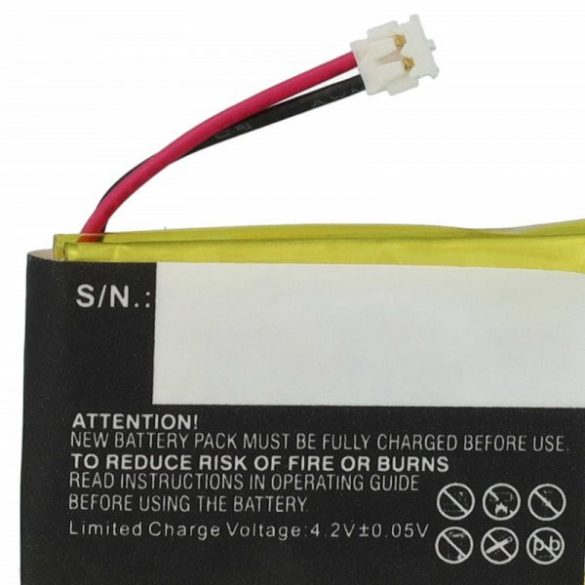 Okosóra - Garmin 361-00117-00, 361-00097-00 - 180 mAh 3.7 V Li-polymer - utángyártott akku
