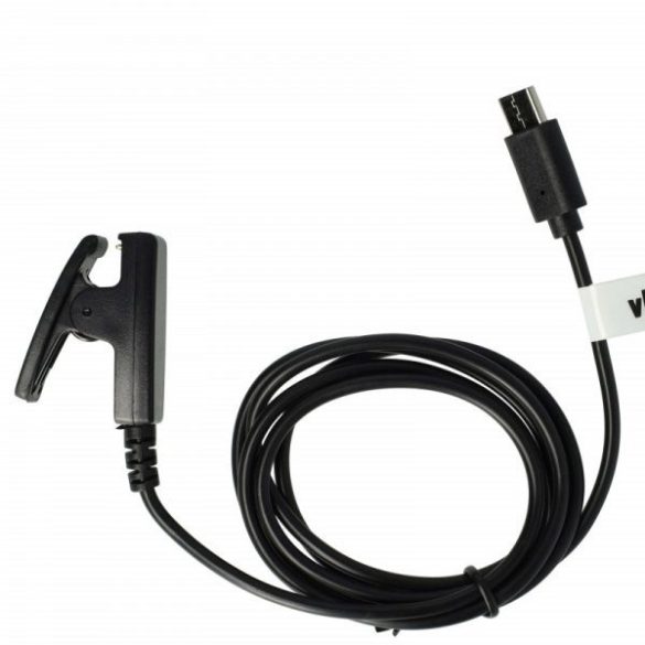 Töltőkábel Garmin 010-13289-00 for Garmin Fitness Tracker - USB C Kábel, 100cm, fekete - Utángyártott