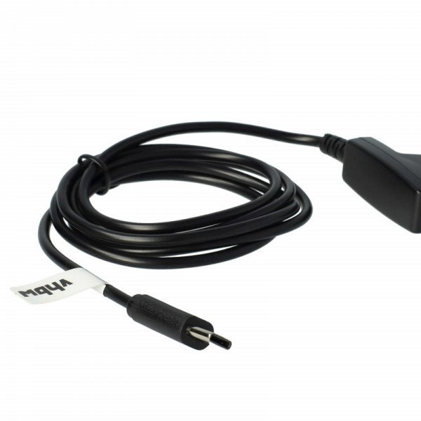 Töltőkábel Garmin 010-13289-00 for Garmin Fitness Tracker - USB C Kábel, 100cm, fekete - Utángyártott