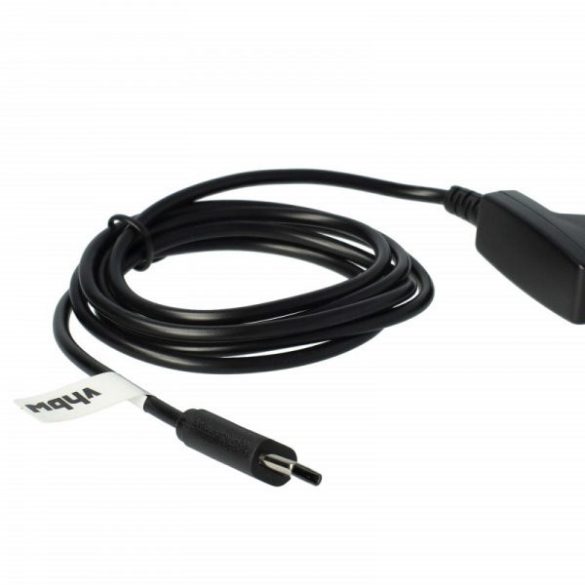 Töltőkábel Garmin 010-13289-00 for Garmin Fitness Tracker - USB C Kábel, 100cm, fekete - Utángyártott