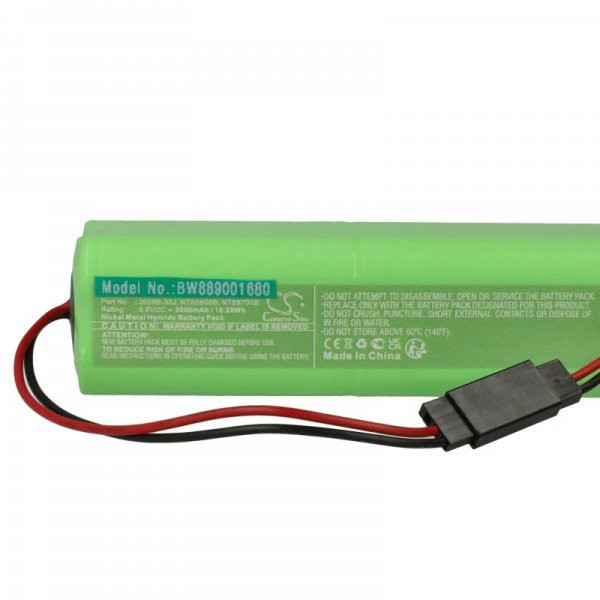   Távirányító Futaba NT8S700B, NT8S600B, 2608B-33J - 2000 mAh 9.6 V NiMH - utángyártott akku