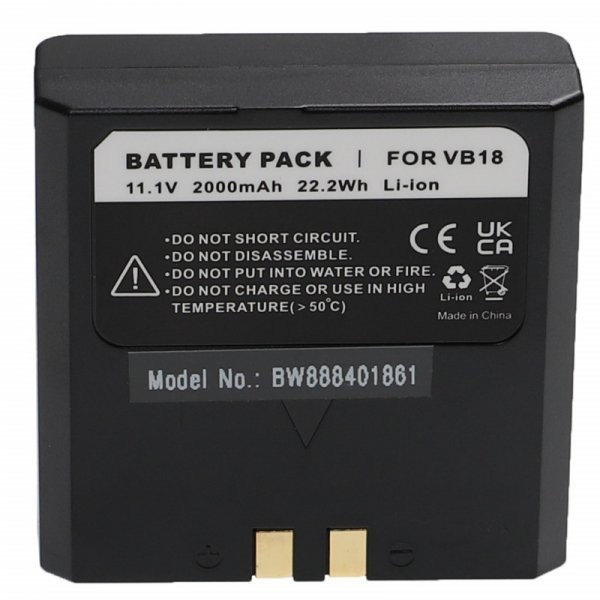   Flashpoint FPLFSMZLRB - 2000 mAh 11.1 V Li-Ion - Utángyártott vaku akkumulátor