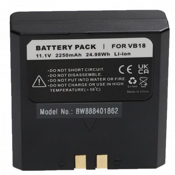 Flashpoint FPLFSMZLRB - 2250 mAh 11.1 V Li-Ion - Utángyártott vaku akkumulátor