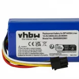 Eureka/Midea BP14435A for Eureka 3400mAh, 14.4V, Li-Ion - Utángyártott porszívó akku - VHBW