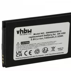   Emporia AK-V50-4G - 1400 mAh 3.8 V Li-Ion - Utángyártott telefon akku - VHBW