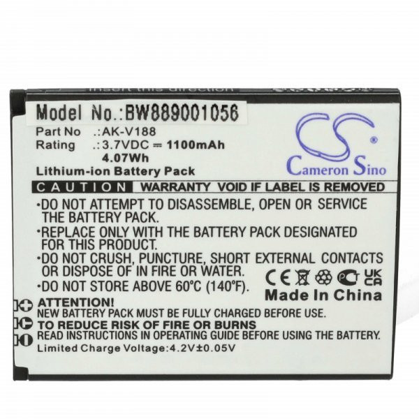 Emporia AK-V188 - 1100 mAh 3.7 V Li-Ion - Utángyártott telefon akku