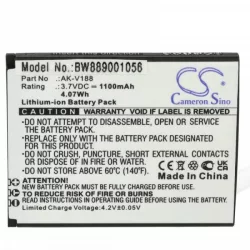   Emporia AK-V188 - 1100 mAh 3.7 V Li-Ion - Utángyártott telefon akku - VHBW