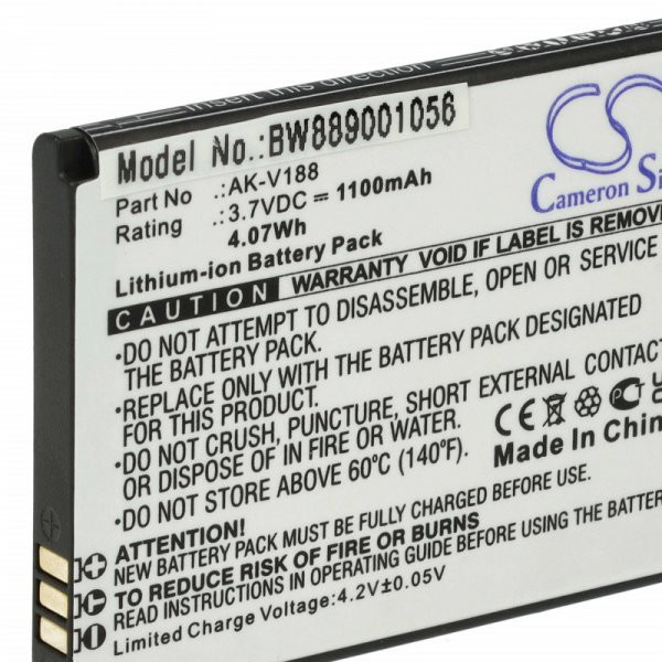 Emporia AK-V188 - 1100 mAh 3.7 V Li-Ion - Utángyártott telefon akku