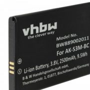   Emporia AK-S3M-BC - 2500 mAh 3.8 V Li-polymer - utángyártott mobiltelefon akku