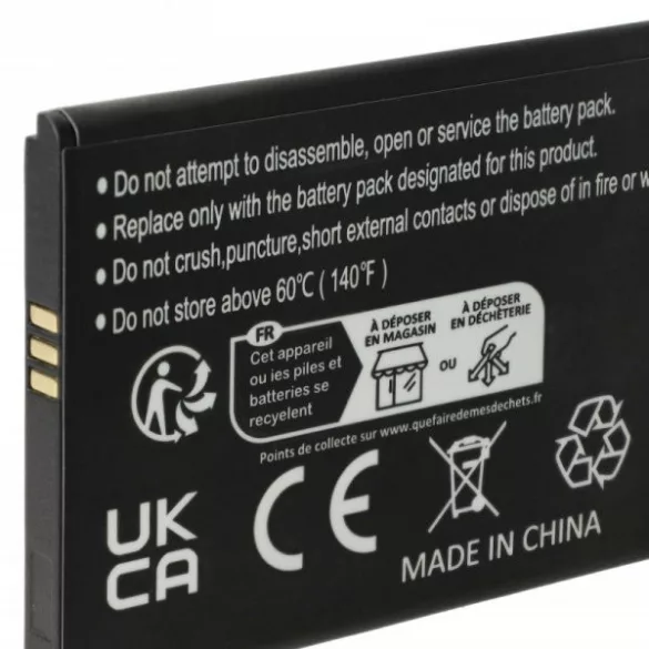 Emporia AK-S3M - 2500 mAh 3.8 V Li-polymer - utángyártott mobiltelefon akku - VHBW