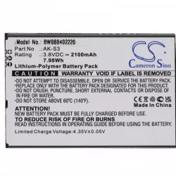   Emporia AK-S3 - 2100 mAh 3.8 V Li-polymer - utángyártott mobiltelefon akku - VHBW