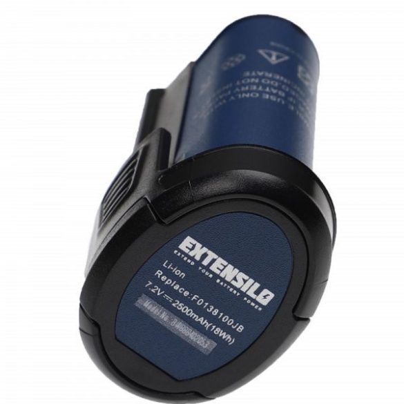 Szerszámgép akku Dremel 26150808JA, 2 607 336 715, 2.615.080.8JA - 2500 mAh, 7.2 V, Li-Ion - Utángyártott akku