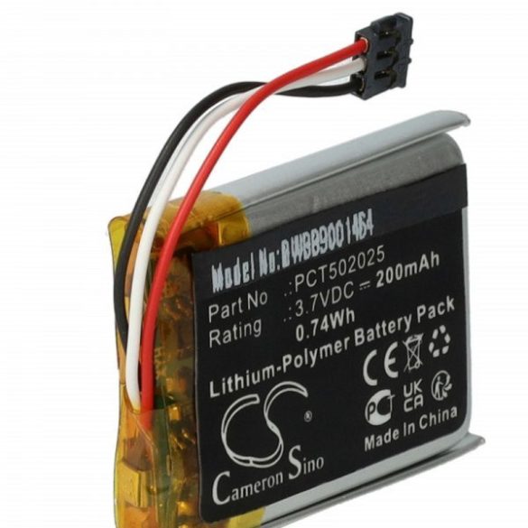 Microphone DJI PCT502025 - 200 mAh 3.7 V Li-polymer - Utángyártott akku