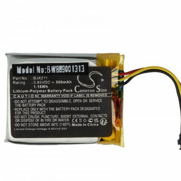 Transmitter DJI BJX211 - 300 mAh 3.85 V Li-polymer - Utángyártott akku 