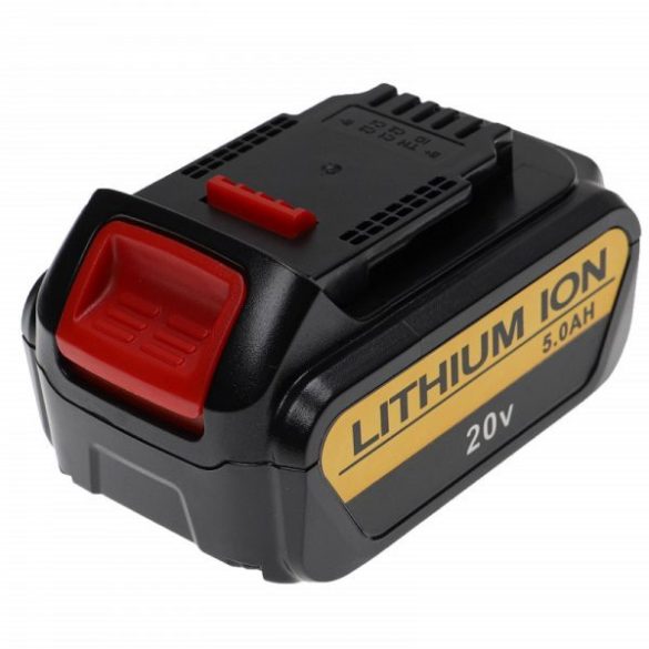 Szerszámgép akku Dewalt DCB182, DCB183 - 5000 mAh, 20 V, Li-Ion - Utángyártott akku