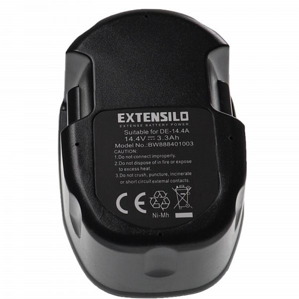 Szerszámgép akku Dewalt DE9092, DE9091, DE9094, DC9091, DE9038 - 3300 mAh, 14.4 V, NiMH - Utángyártott akku