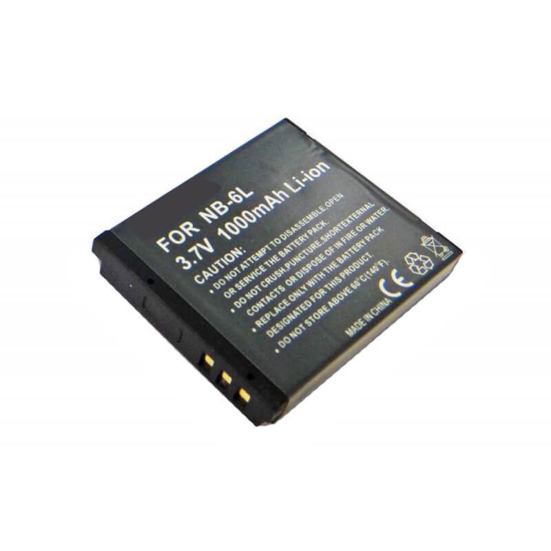 Canon NB-6L 3,7V 1000mAh utángyártott kamera akkumulátor