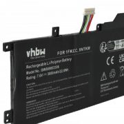   Dell 09NTKM, 1FKCC, 9NTKM, 0D9J00, 0KWWW4 - 3000 mAh 7.6 V Li-polymer, fekete - Utángyártott notebook akku