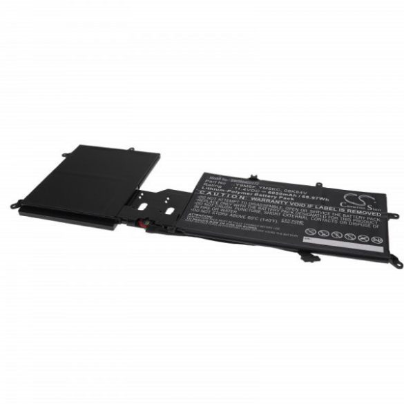 Dell YM9KC, Y9M6F, 08K84V - 6050 mAh 11.4 V Li-polymer - Utángyártott notebook akku