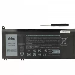   Dell 99NF2, 81PF3, 07FHHV, 7FHHV, 33YDH - 2300 mAh 15.2 V Li-polymer, fekete - Utángyártott notebook akku - VHBW