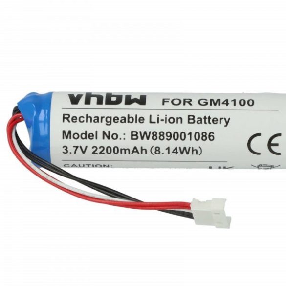 Datalogic 128000894, BT-8, RBP-4000 - 2200 mAh 3.7 V Li-Ion Utángyártott vonalkód olvasó akku