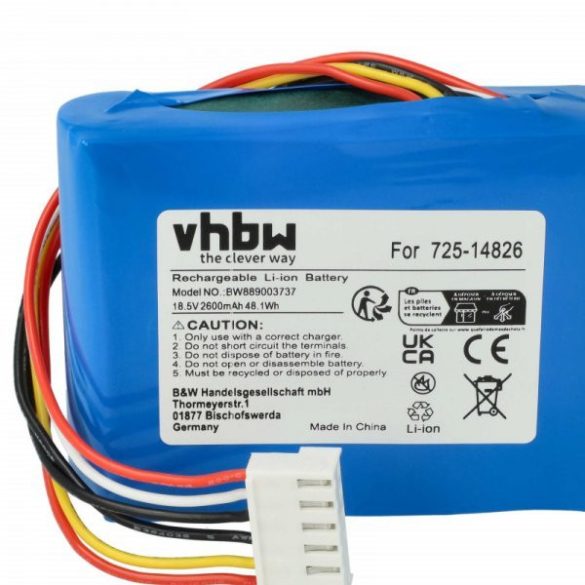 Fűnyíró Cub Cadet 725-14826, 725-14827, 725-18426 - 2600 mAh 18.5 V Li-Ion - Utángyártott akku