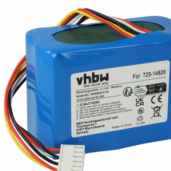   Fűnyíró Cub Cadet 725-14826, 725-14827, 725-18426 - 5200 mAh 18.5 V Li-Ion - Utángyártott akku