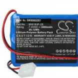 Egészségügyi eszköz - CONTEC 855183P-2S - 3800 mAh 7.4 V Li-polymer - Utángyártott akku - VHBW