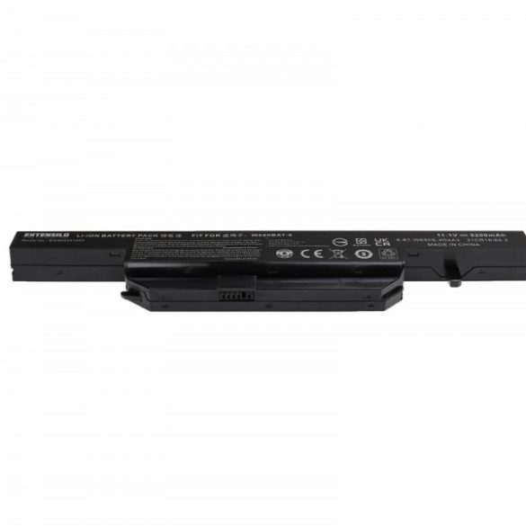 Clevo 6-87-W650S-4D4A1, 6-87-W650S-4D4A - 5200 mAh 11.1 V Li-Ion - Utángyártott notebook akku