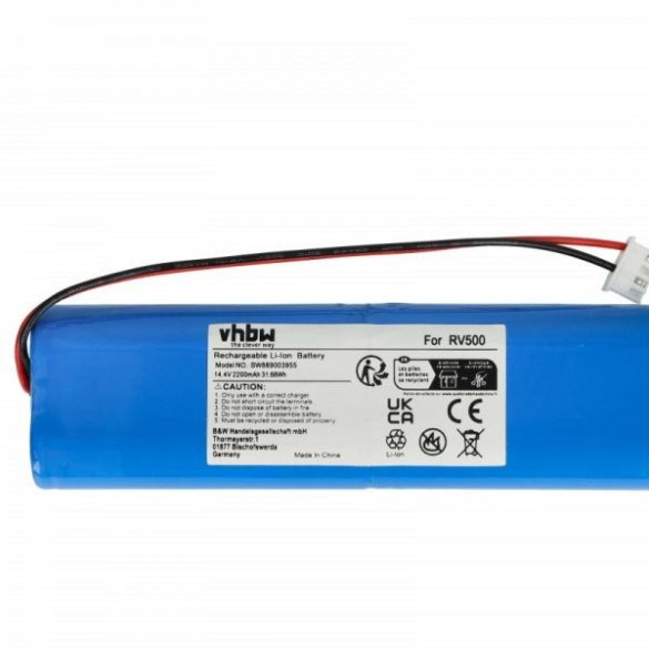 Chuango CL059 for Chuango 2200mAh, 14.4V, Li-Ion - Utángyártott porszívó akku