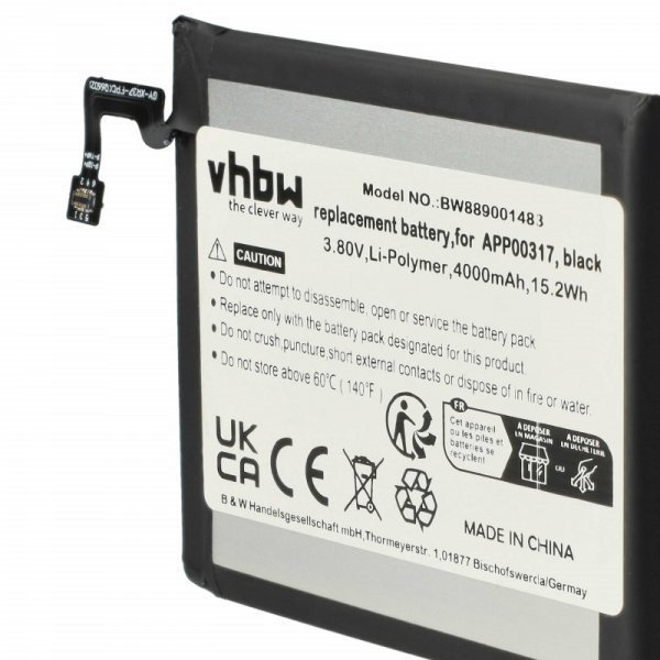   CAT / Caterpillar APP00317 - 4000 mAh 3.8 V Li-polymer - Utángyártott telefon akku