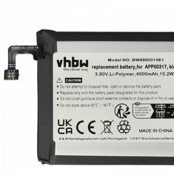 CAT / Caterpillar APP00317 - 4000 mAh 3.8 V Li-polymer - Utángyártott telefon akku