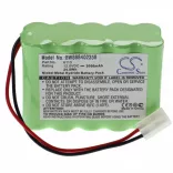Egészségügyi eszköz - Cardioline 88888089, 120176, 110176, 6113 - 2000 mAh 12 V NiMH - Utángyártott akku - VHBW