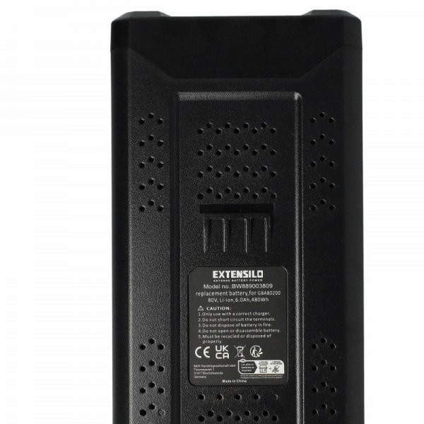Szerszámgép akku Briggs & Stratton 1760265, 1760514, 1760967 - 5000 mAh, 80 V, Li-Ion - Utángyártott akku