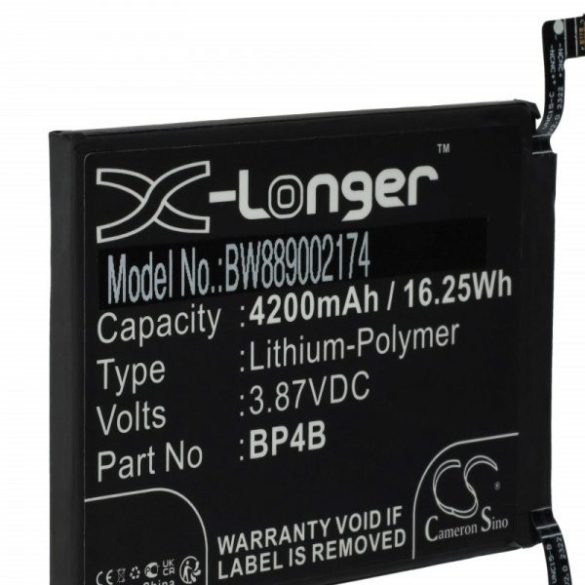Xiaomi Mi 12 BP4B - 4200 mAh 3.87 V Li-polymer - Utángyártott telefon akku