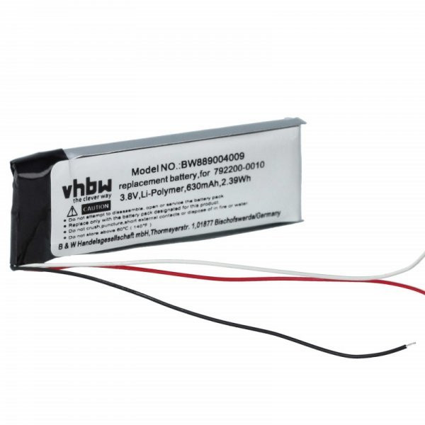 Fejhallgató -  Bose 792200-0010 - 630 mAh 3.8 V Li-Ion - Utángyártott akku