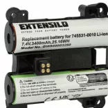 Bose 745531-0010 - Li-Ion 3400 mAh - Utángyártott hangszóró akku - VHBW