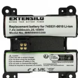 Bose 745531-0010 - Li-Ion 3400 mAh - Utángyártott hangszóró akku - VHBW
