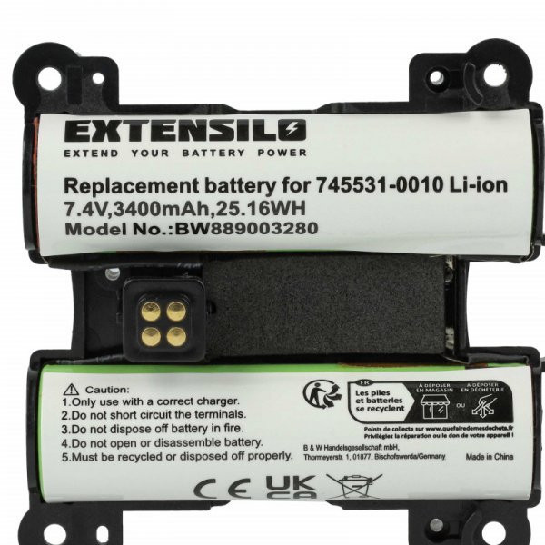Bose 745531-0010 - Li-Ion 3400 mAh - Utángyártott hangszóró akku