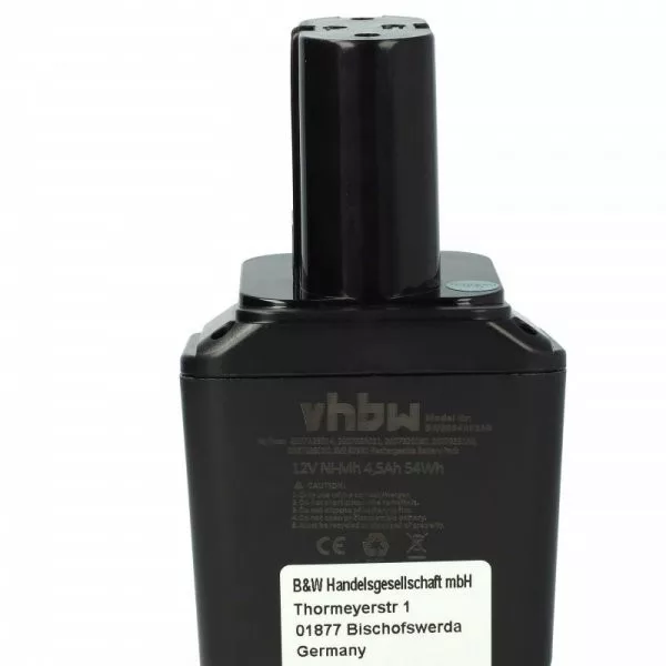 Szerszámgép akku Bosch 2 607 355 014, 2 607 335 180, 2 607 335 021 - 4500 mAh, 12 V, NiMH - Utángyártott akku