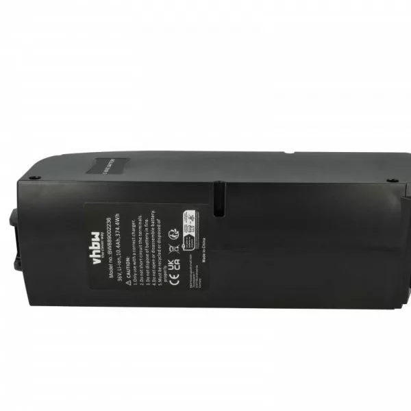 elektromos kerékpár akku Bosch 0 275 007 501, 0 275 007 500, 0 275 007 503 - 10.4 Ah 36 V Li-Ion, fekete - Utángyártott