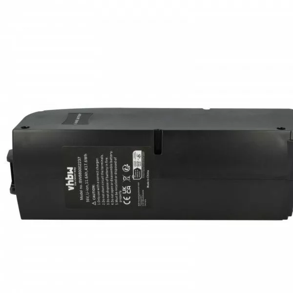 elektromos kerékpár akku Bosch 0 275 007 501, 0 275 007 500, 0 275 007 503 - 11.6 Ah 36 V Li-Ion, fekete - Utángyártott