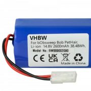   bObsweep E14040401505a for bObsweep 2600mAh, 14.4V, Li-Ion - Utángyártott porszívó akku