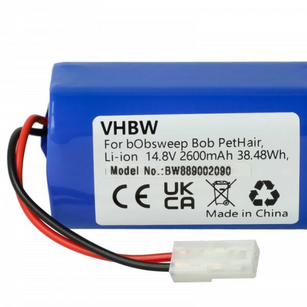   bObsweep E14040401505a for bObsweep 2600mAh, 14.4V, Li-Ion - Utángyártott porszívó akku