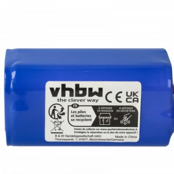 bObsweep E14040401505a for bObsweep 2600mAh, 14.4V, Li-Ion - Utángyártott porszívó akku