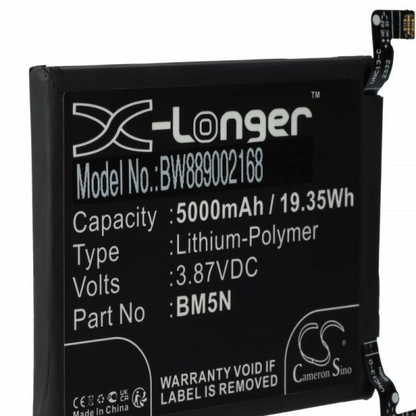 Poco BM5N - 5000 mAh 3.87 V Li-polymer - Utángyártott telefon akku