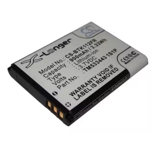 BLAUPUNKT TM533443 1S1P - 900 mAh 3.7 V Li-Ion - Utángyártott akku