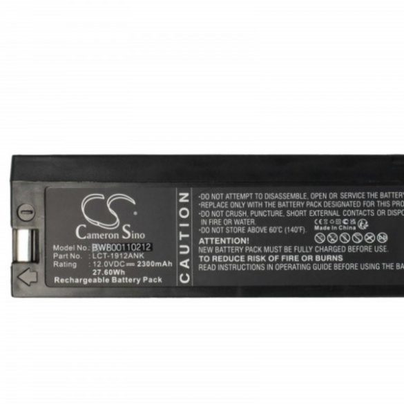 Egészségügyi eszköz - BLAUPUNKT CR-2000S - 2300 mAh 12 V AGM - Utángyártott akku