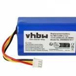 BLAUPUNKT D071-INR-CH-4S1P, 6.60.40.02-0 for Blaupunkt 3200mAh, 14.4V, Li-Ion - Utángyártott porszívó akku - VHBW